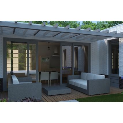 Philips 15386/30/16 - Уличная подвесная люстра MYGARDEN CREEK 1xE27/60W/230V черная IP44