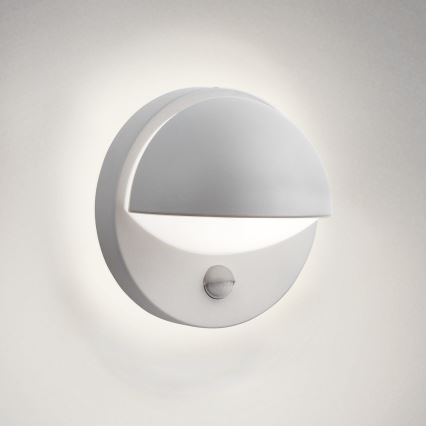 Philips - Уличный настенный светильник с датчиком E27/12W IP44
