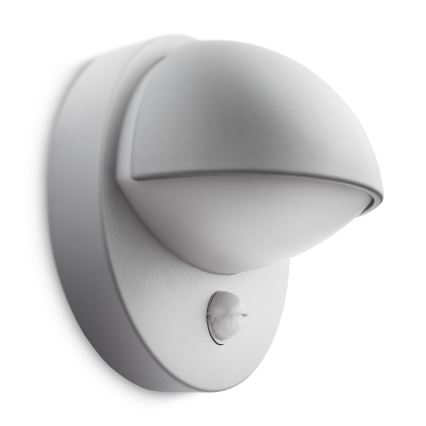 Philips - Зовнішній настінний світильник з датчиком E27/12W IP44