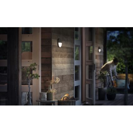 Philips - Светодиодный уличный светильник с датчиком LED/6W IP44