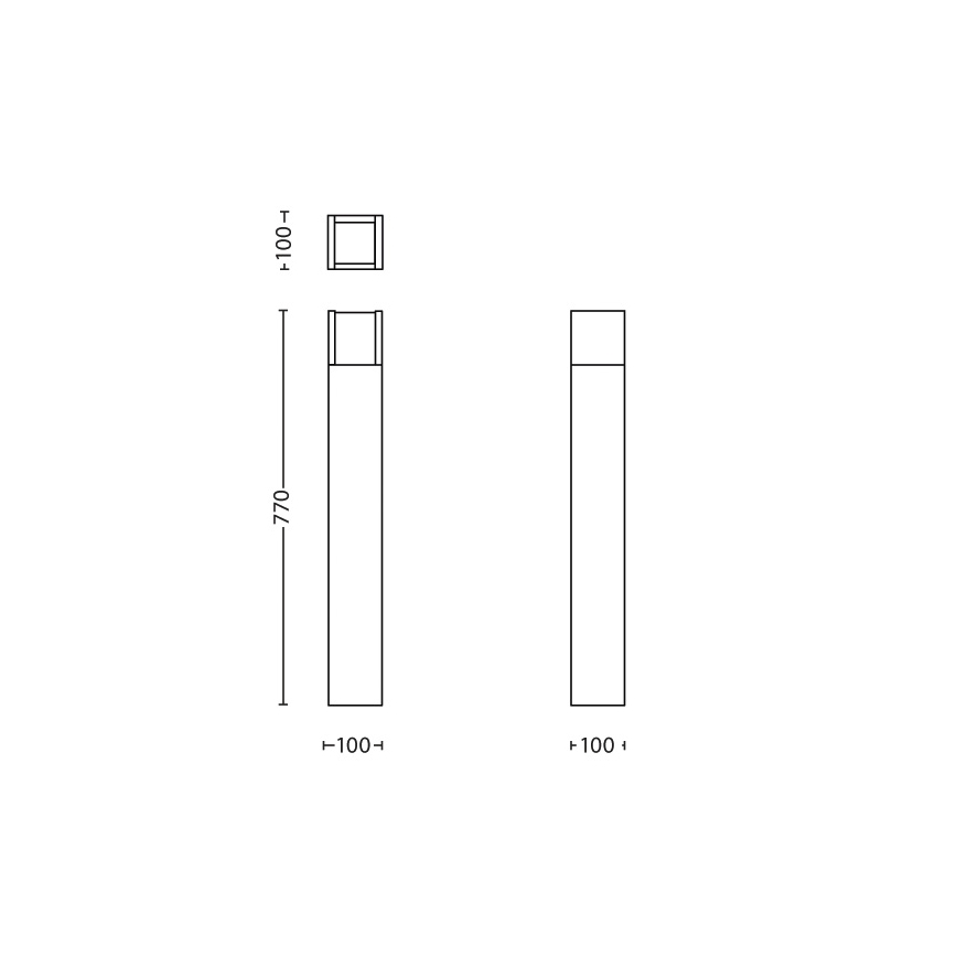 Philips - Светодиодная уличная лампа LED/6W/230V 2700K IP44