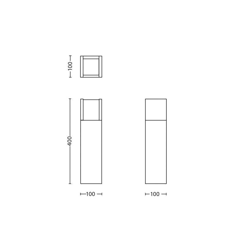 Philips - Светодиодная уличная лампа LED/6W/230V 4000K IP44