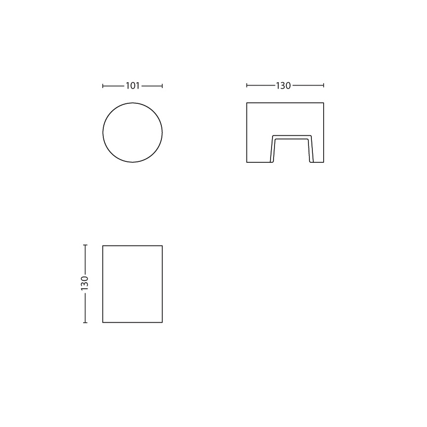 Philips - наружный светильник LED/6W/230V IP44