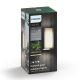 Philips - Уличный светодиодный настенный светильник с регулированием яркости Hue TURACO 1xE27/9,5W/230V IP44