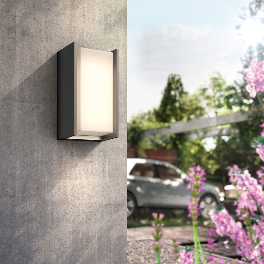 Philips - LED Вуличний настінний світильник з регулюванням яскравості Hue TURACO 1xE27/9,5W/230V IP44
