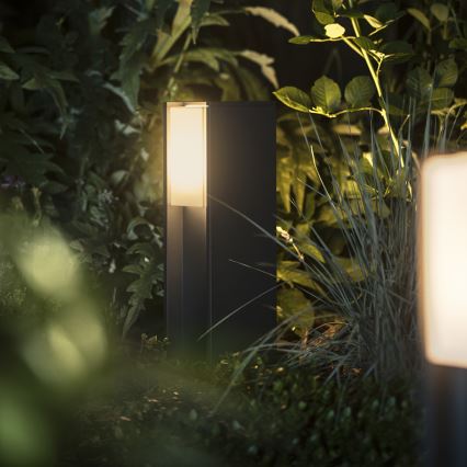Philips - Вулична LED лампа з регулюванням яскравості Hue TURACO 1xE27/9,5W/230V IP44