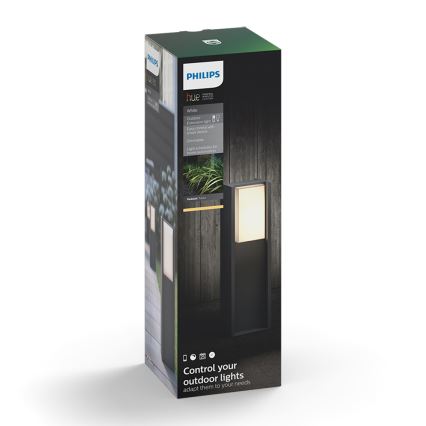 Philips - Светодиодная уличная лампа с регулированием яркости Hue TURACO 1xE27/9,5W/230V IP44