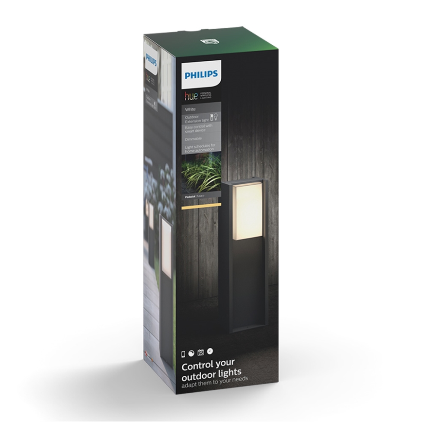 Philips - Светодиодная уличная лампа с регулированием яркости Hue TURACO 1xE27/9,5W/230V IP44