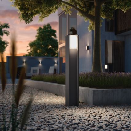 Philips - Світлодіодний вуличний світильник з регульованою яскравістю Hue TURACO 1xE27/9,5W/230V IP44