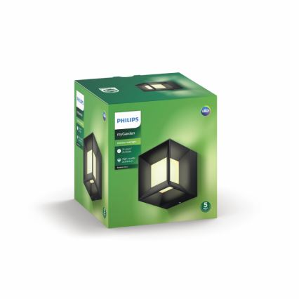 Philips - Вуличний світлодіодний настінний світильник LED/8W IP44