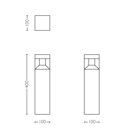 Philips - Вулична світлодіодна лампа LED/8W/230V IP44