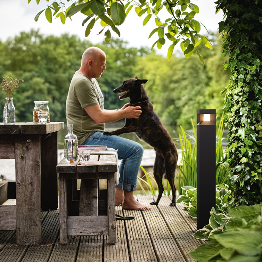 Philips - Уличный столбик со светодиодной подсветкой LED/8W IP44