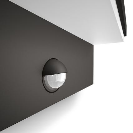 Philips - Уличный светодиодный настенный светильник с датчиком 2xLED/4,5W/230V 4000K IP44