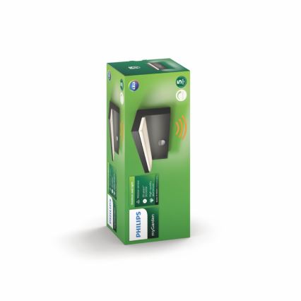 Philips - Уличный светодиодный настенный светильник с датчиком 2xLED/4,5W/230V 4000K IP44