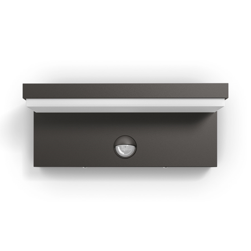 Philips - LED Вуличний настінний світильник з регулюванням яскравості з датчиком LED/4,5W IP44