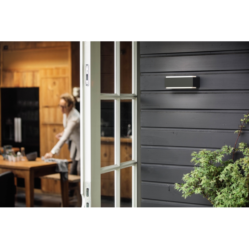 Philips - Уличный светильник с регулированием яркости 2xLED/4,5W IP44