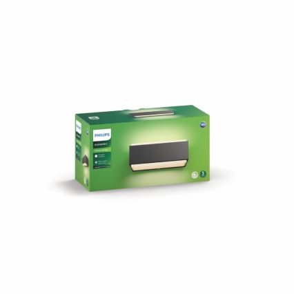 Philips - Уличный светильник с регулированием яркости 2xLED/4,5W IP44
