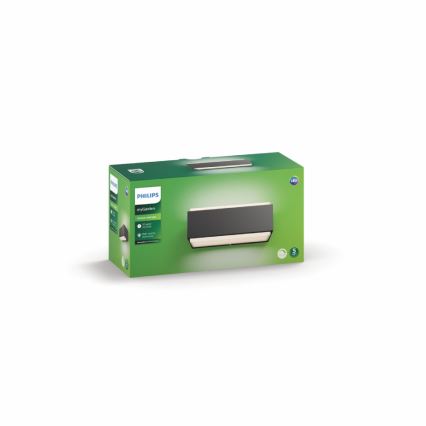 Philips - Светодиодный уличный светильник с регулированием яркости 2xLED/4,5W IP44