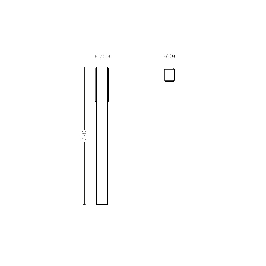 Philips - Вулична світлодіодна лампа 2xLED/4,5W/230V IP44