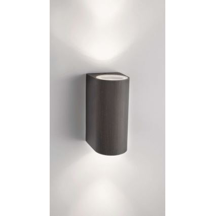 Philips 17102/86/16 - Зовнішній настінний світильник MYGARDEN NIGHTINGALE 2xGU10/35W IP44