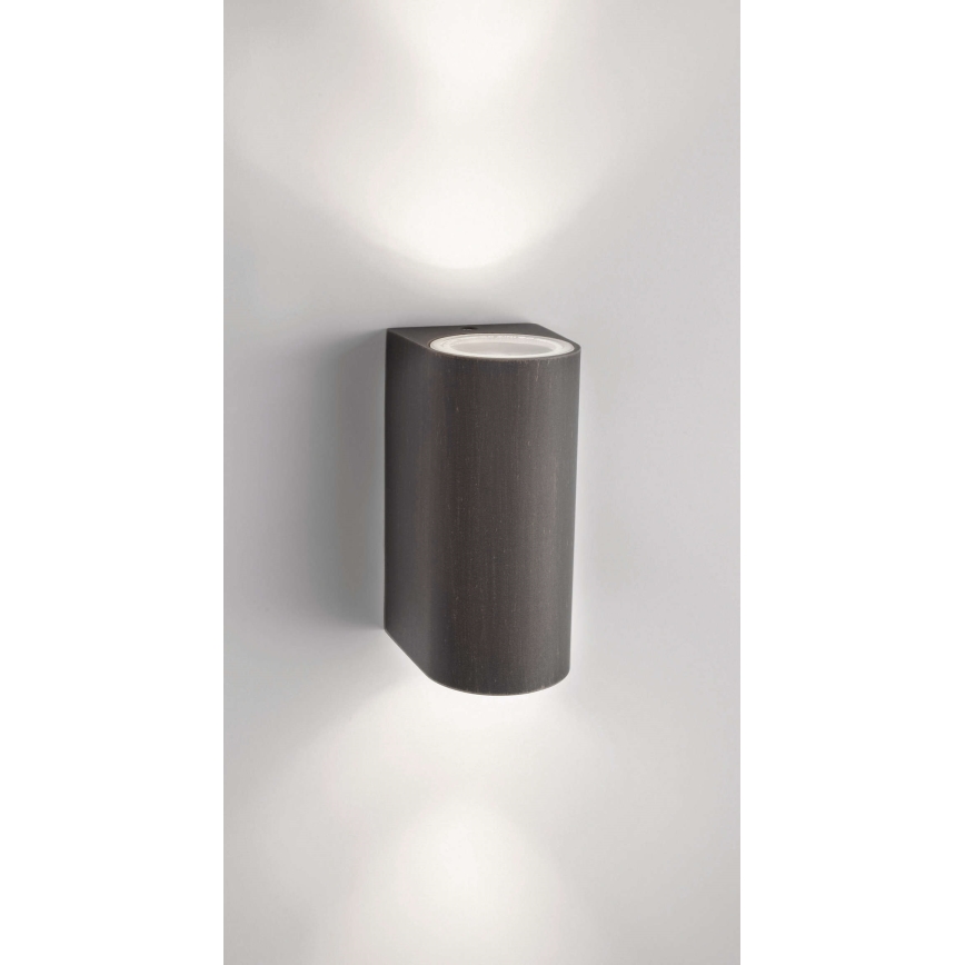 Philips 17102/86/16 - Зовнішній настінний світильник MYGARDEN NIGHTINGALE 2xGU10/35W IP44