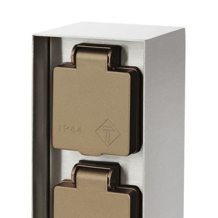 Philips 17108/47/16 - Уличная розеточная колонна MYGARDEN ROCK 230V IP44 SCHUKO