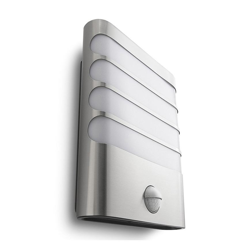Philips - Светодиодный уличный светильник с датчиком 1хLED/3W IP44