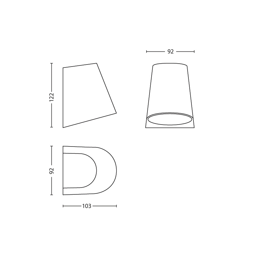Philips - Вуличне світлодіодне освітлення 1xLED/3W/230V IP44