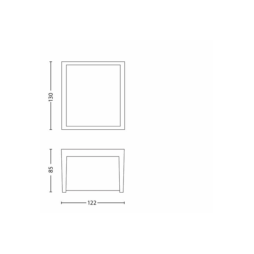 Philips - Уличный светодиодный настенный светильник LED/3W/230V IP44 2700K