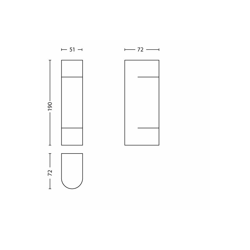 Philips - Вуличне світлодіодне освітлення 2xLED/1W/230V IP44