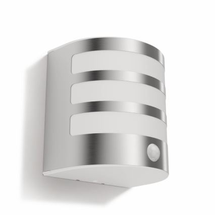 Philips - уличный настенный светильник LED с датчиком, 3 Вт, IP44