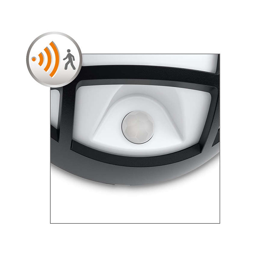 Philips - Вуличний світлодіодний настінний світильник з датчиком EAGLE 1xLED/3W/230V IP44