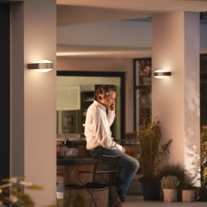 Philips - Зовнішній настінний світильник E27/42W IP44