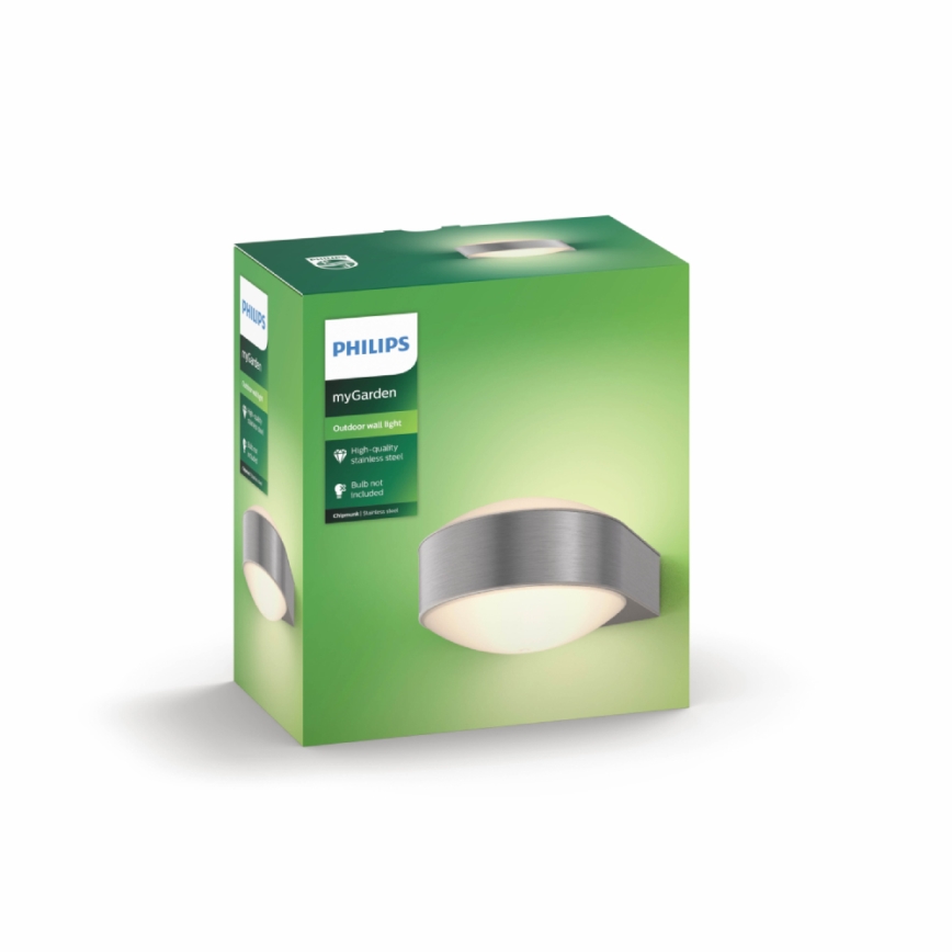 Philips - Зовнішній настінний світильник E27/42W IP44