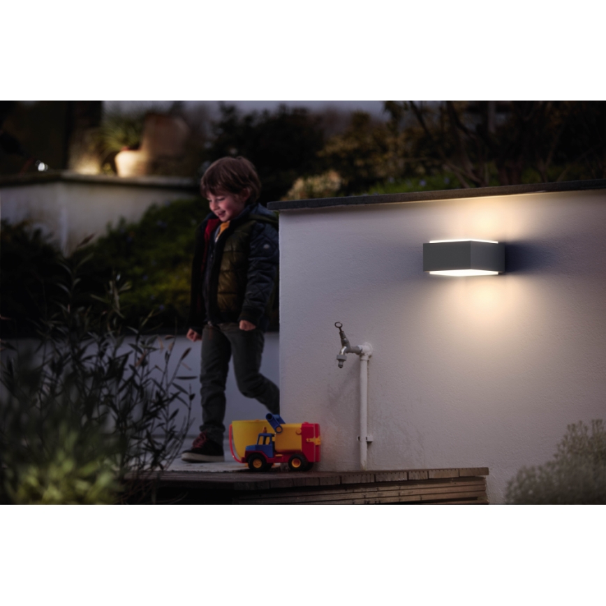 Philips - Уличный настенный светильник E27/42W/230V IP44