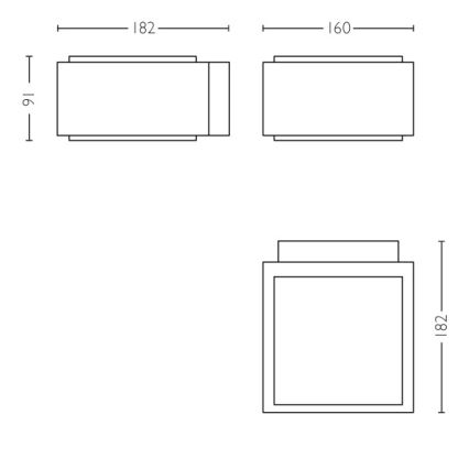 Philips - Зовнішній настінний світильник 1xE27/42W/230V IP44
