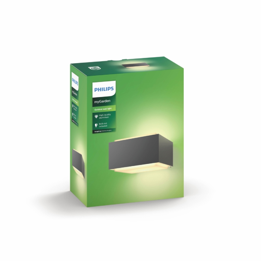 Philips - Зовнішній настінний світильник 1xE27/42W/230V IP44