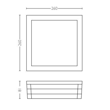 Philips 17350/93/PN - Уличный светильник MYGARDEN MOONSHINE 2xE27/14W IP44