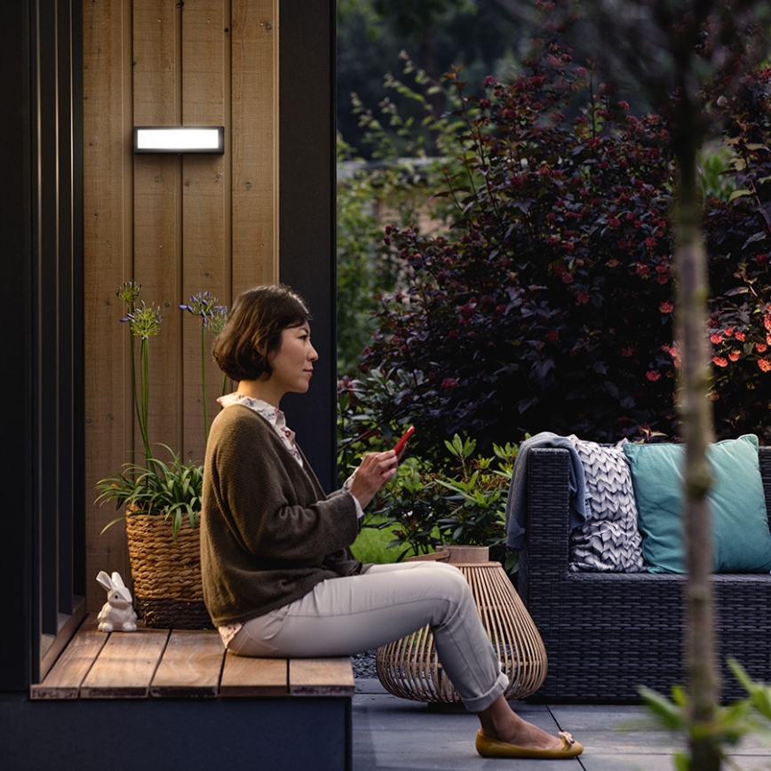 Philips - Уличный светодиодный настенный светильник LED/4,5W IP44