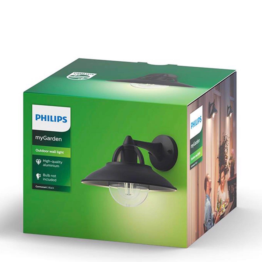 Philips 17381/30/PN - Вуличний настінний світильник COMORANT 1xE27/42W/230V IP44