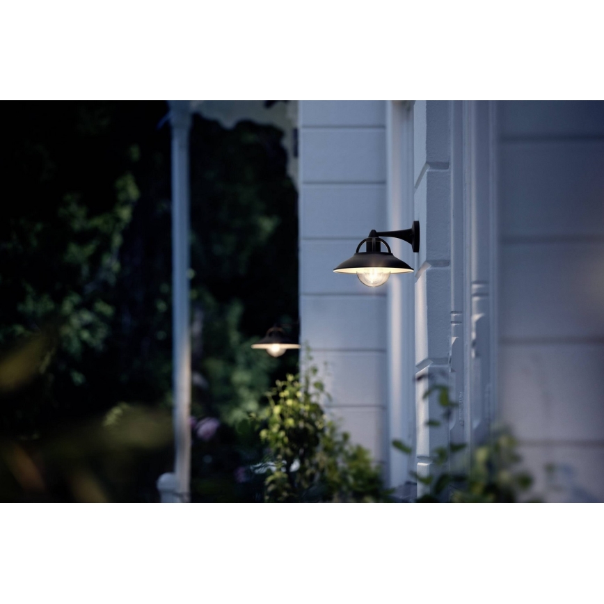Philips 17381/30/PN - Вуличний настінний світильник COMORANT 1xE27/42W/230V IP44