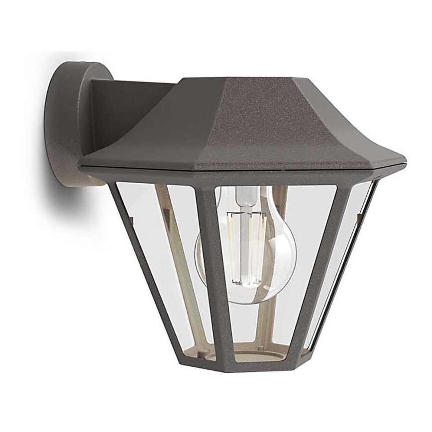 Philips 17386/43/PN - Уличный настенный светильник MYGARDEN CURASSOW 1xE27/42W IP44