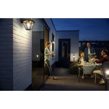 Philips - Зовнішній настінний світильник 1xE27/42W IP44