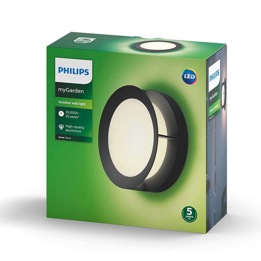 Philips - Светодиодный уличный светильник LED/12W/230V IP44