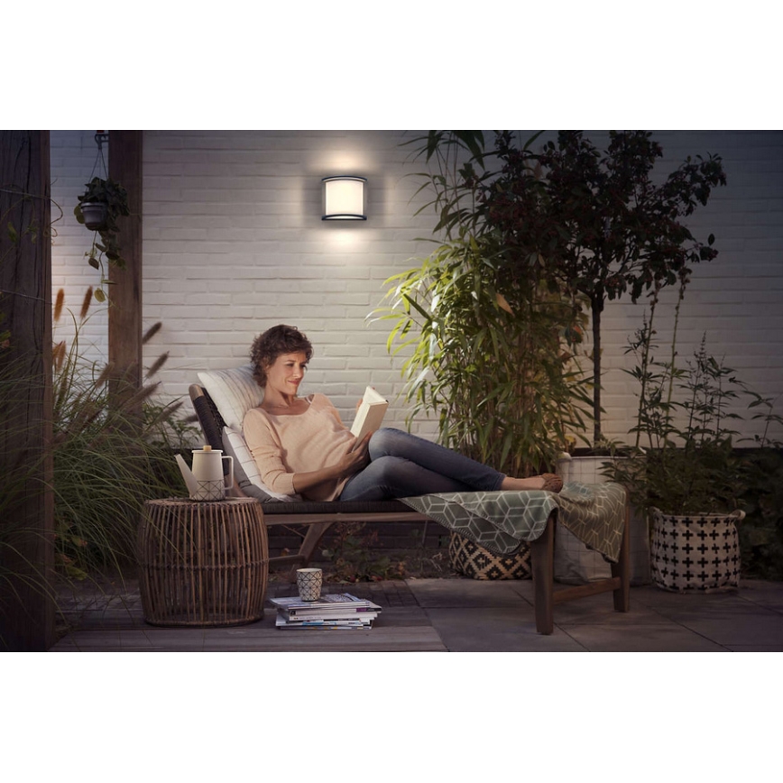 Philips - Уличный светодиодный настенный светильник LED/12W IP44