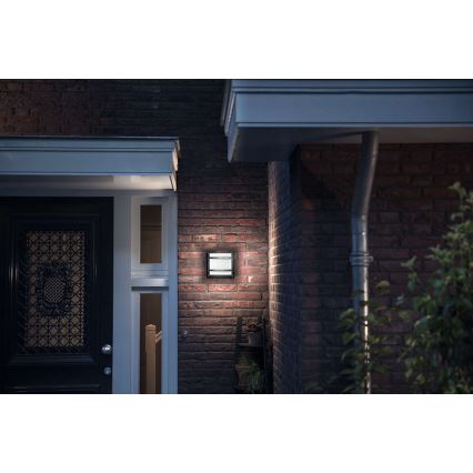 Philips - Вуличний світлодіодний настінний світильник LED/12W IP44