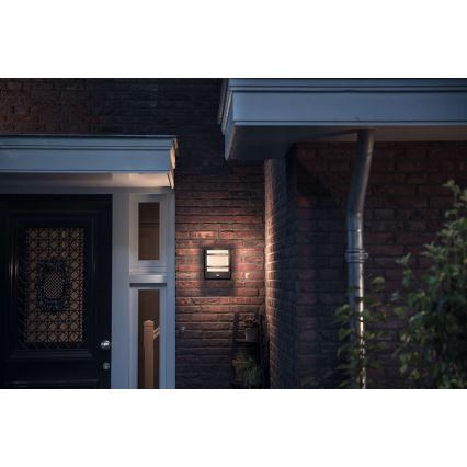 Philips - Вуличний світлодіодний настінний світильник LED/12W IP44