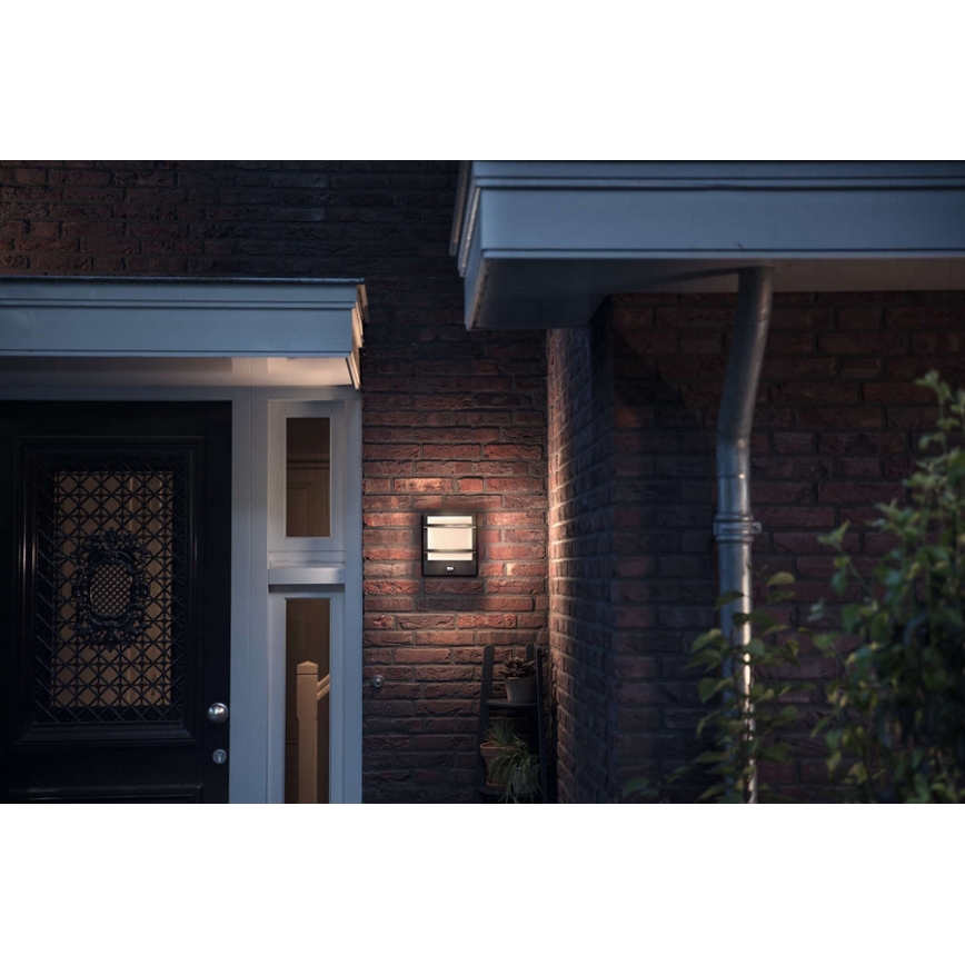Philips - Вуличний світлодіодний настінний світильник LED/12W IP44