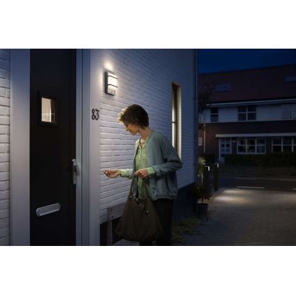 Philips - Вуличний світлодіодний настінний світильник LED/12W IP44
