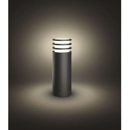 Philips - Світлодіодний вуличний світильник з регульованою яскравістю Hue LUCCA 1xE27/9,5W/230V IP44